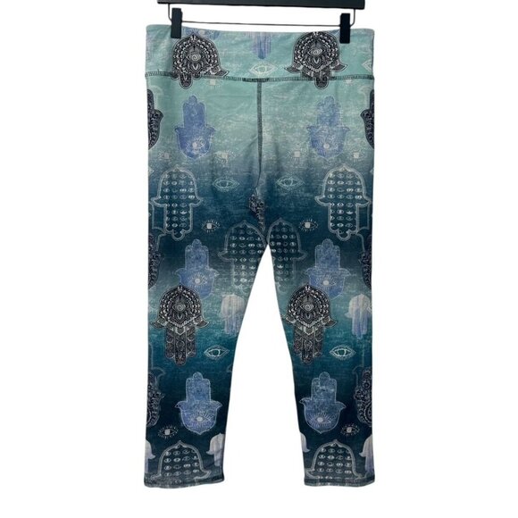 Evolution & Creation Leggings 4PC Hamsa Hand, Animal Print, Skull, Snake, Size L - Picture 14 of 16